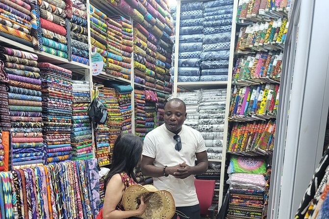 African custom clothing making experience with fabric tour - Key points at a glance