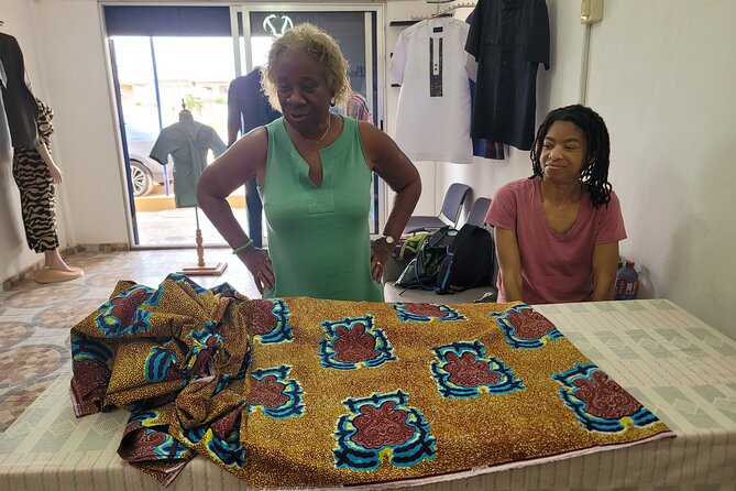 African custom clothing making experience with fabric tour - What you take home at the end