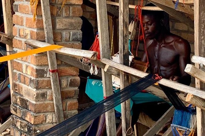 Bonwire Namimg Ceremony and Kente Tourist Center - Receiving an Akan name at Bonwire Palace