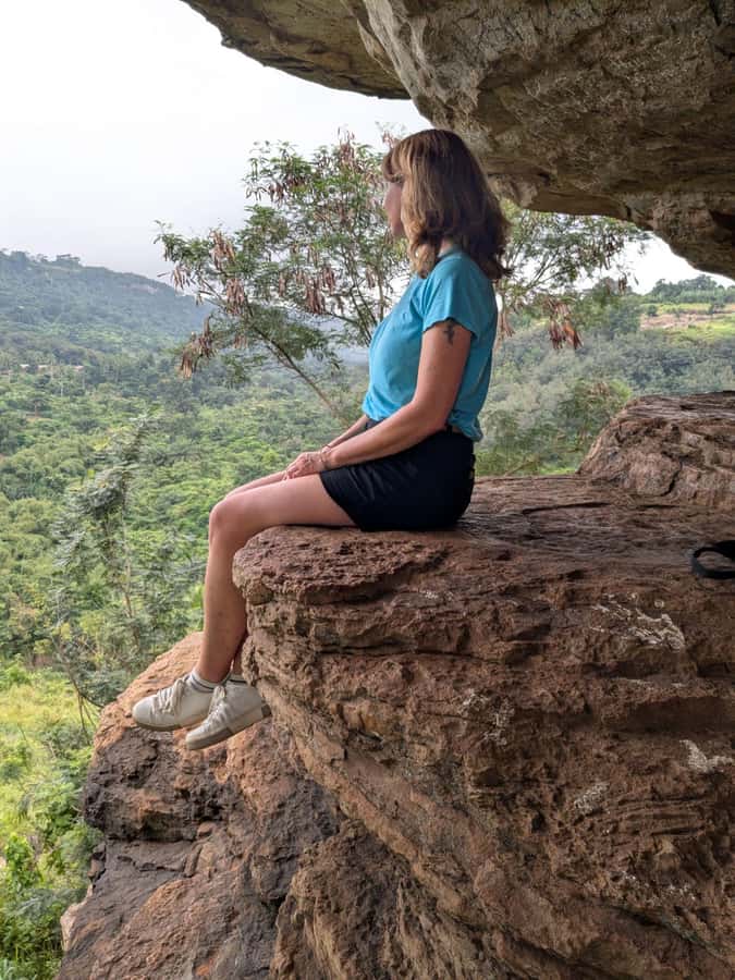 Boti Falls, Umbrella Rock, Aburi Gardens & Cocoa Farm Tour - Boti Falls: the day’s most active stop