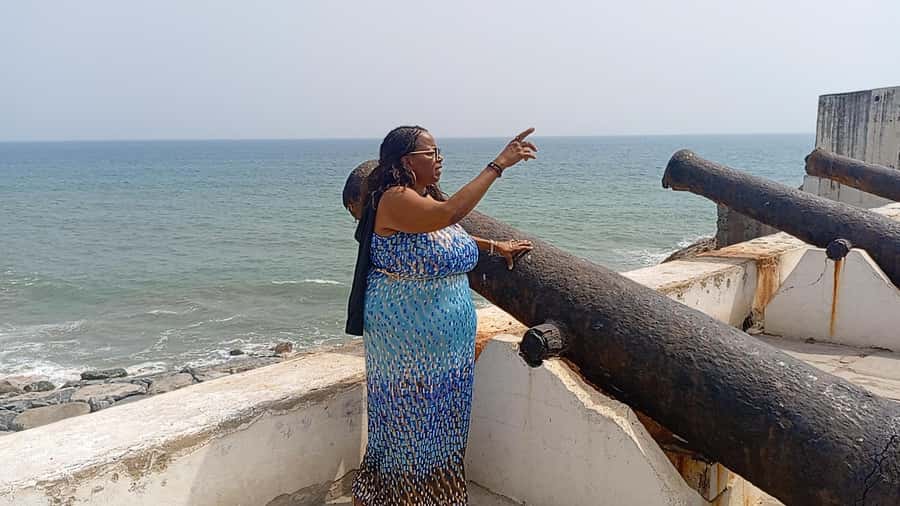 From Accra: Cape Coast and Elmina Castles Day Trip - Fort St Jago opposite Elmina