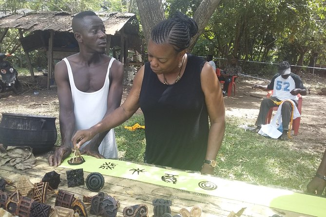 Kumasi Heritage Tours And Naming Ceremony In A Day - Ntonso and the symbols of Adinkra cloth